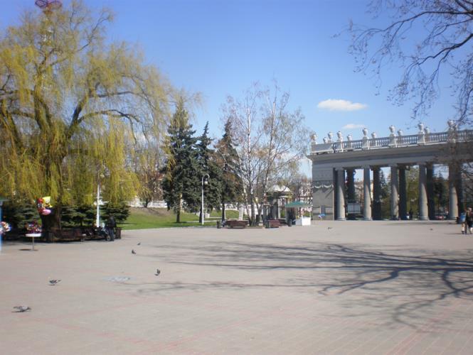 Велотрек в парке им. М. Горького